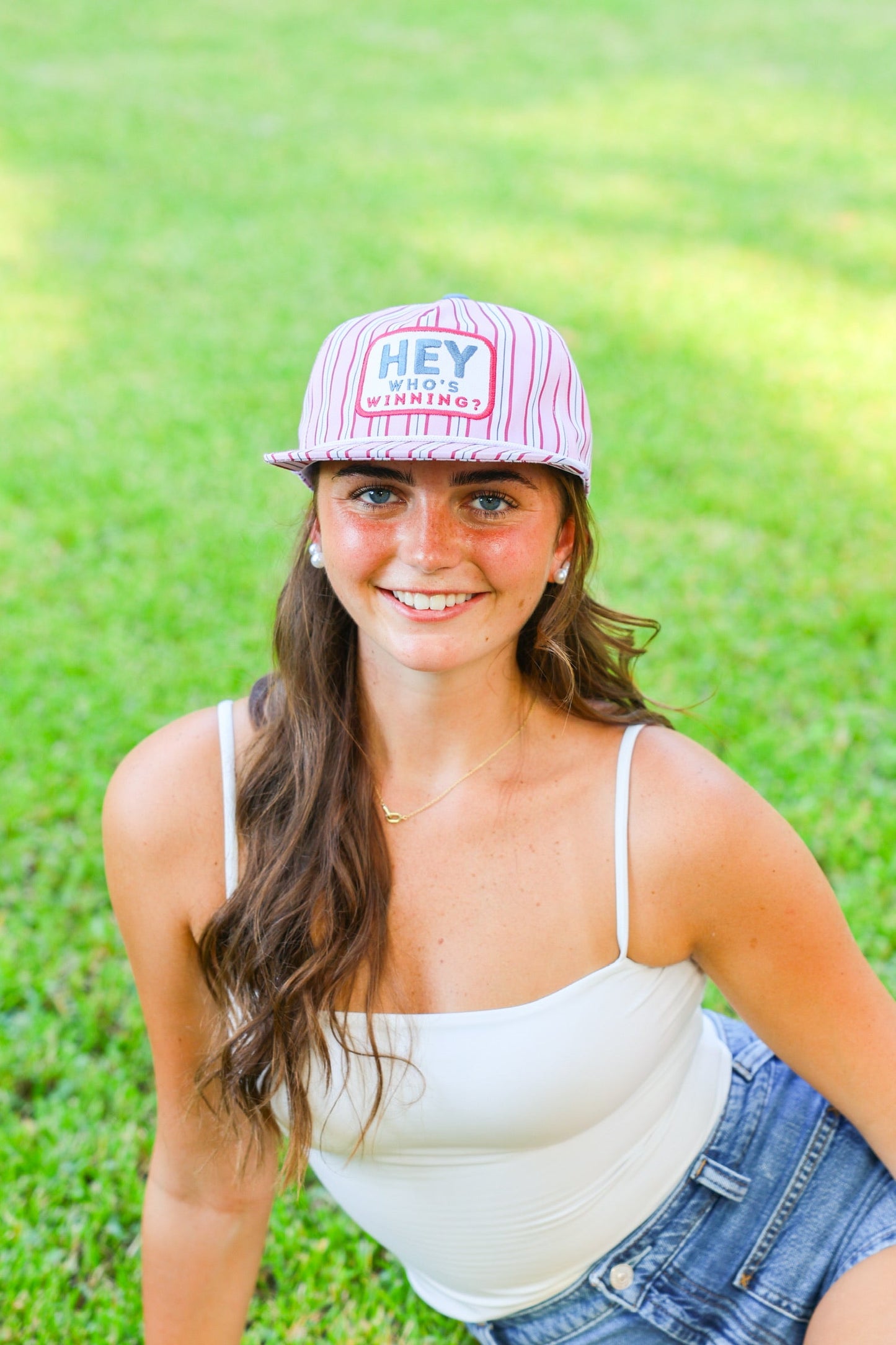 WHO’S WINNING CANVAS CAP