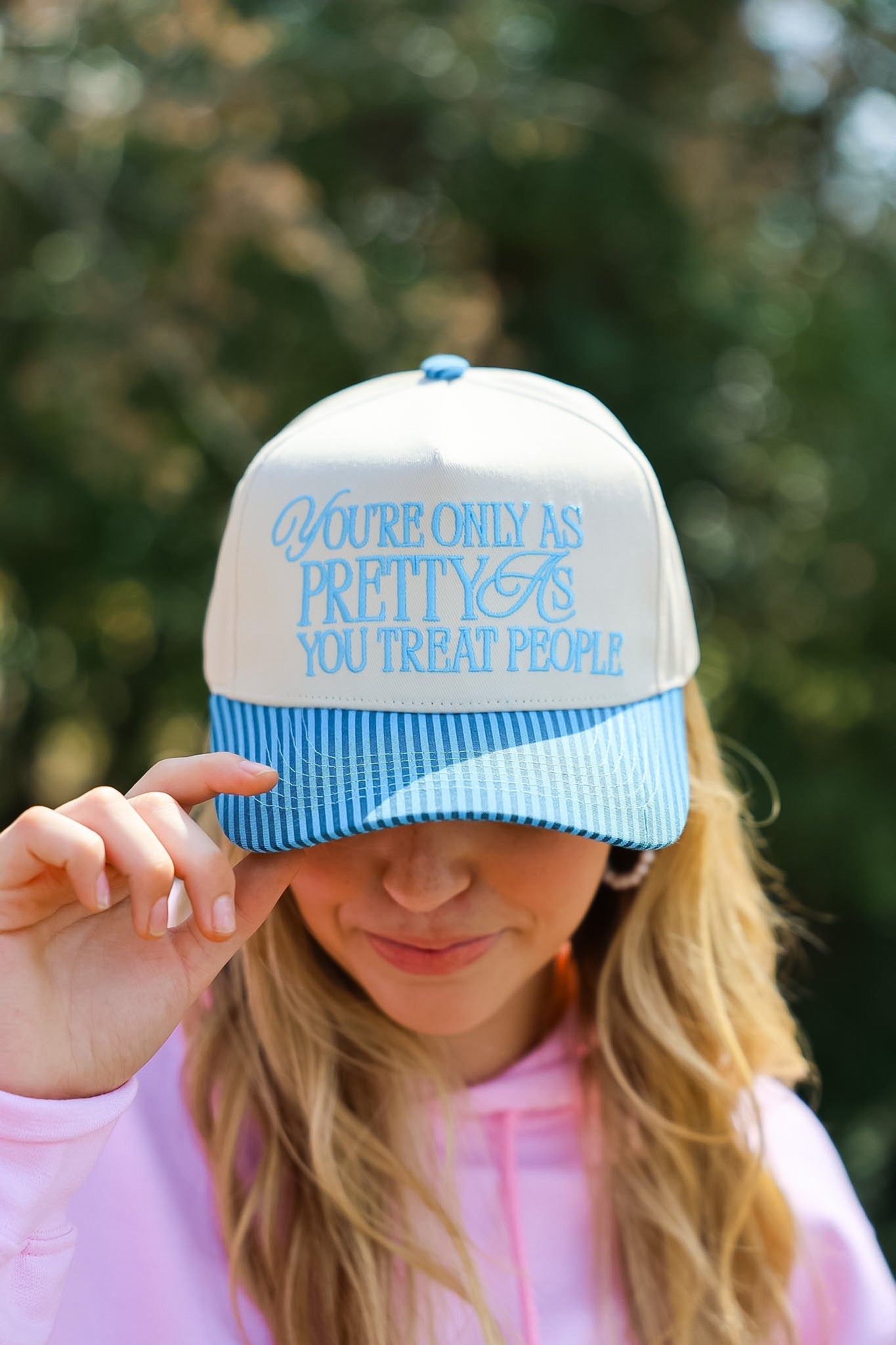PRETTY GIRL PRIVILEGE CANVAS CAP