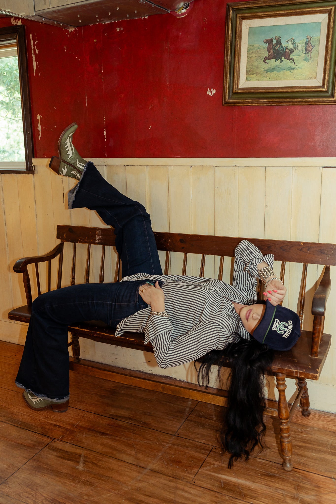 COWGIRL CLUB CANVAS CAP