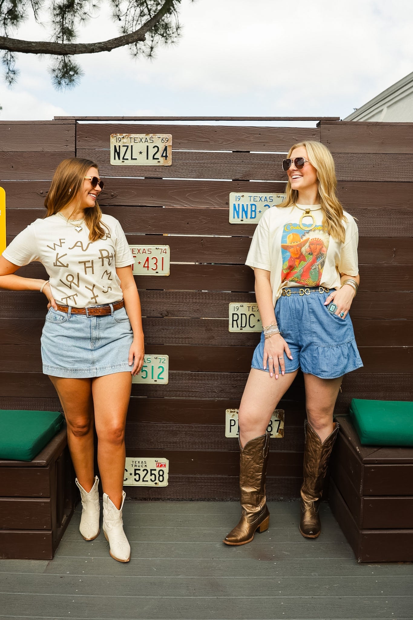 GINA COWBOYS'N INDIANS TEE