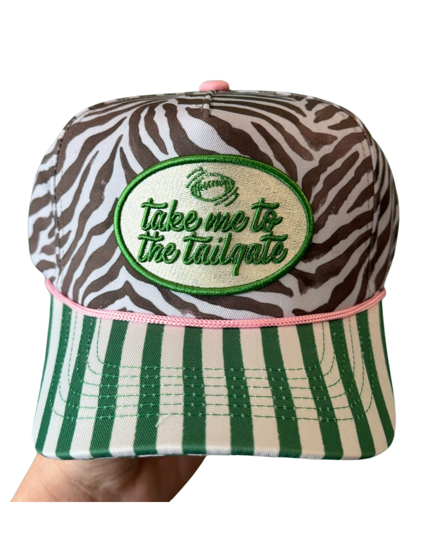 TAKE ME TO THE TAILGATE CANVAS CAP