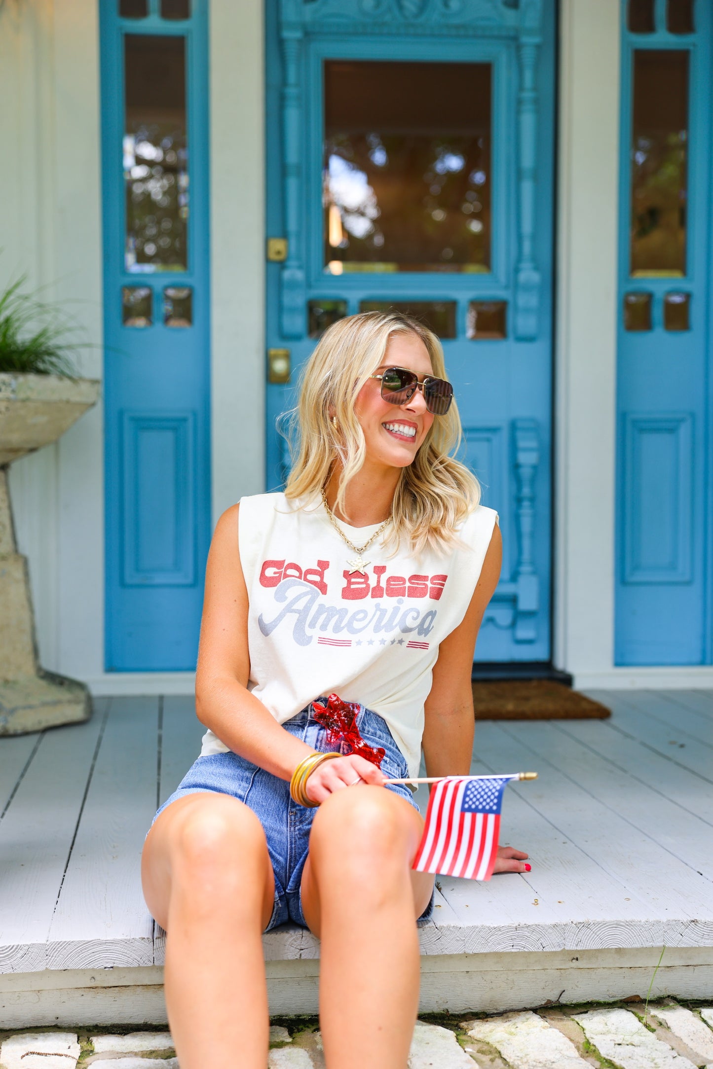 GOD BLESS AMERICA TEE