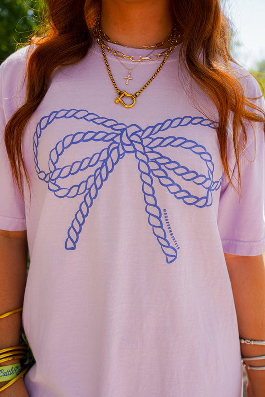 ROPE BOW TEE