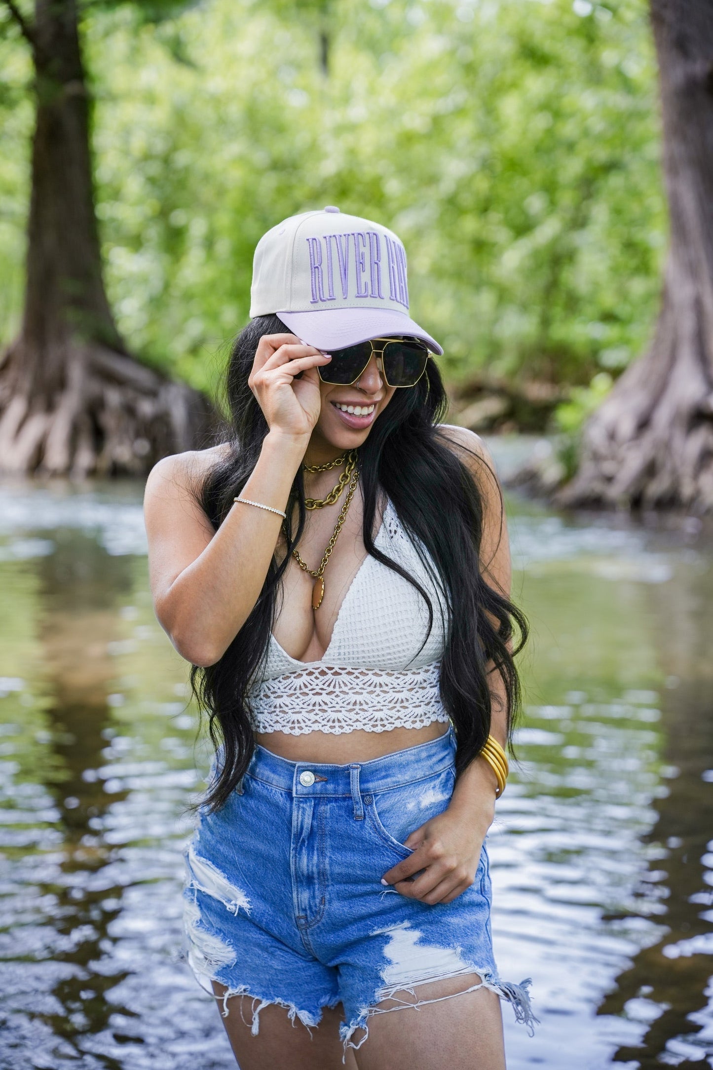 RIVER RAT TRUCKER HAT | CANVAS CAP