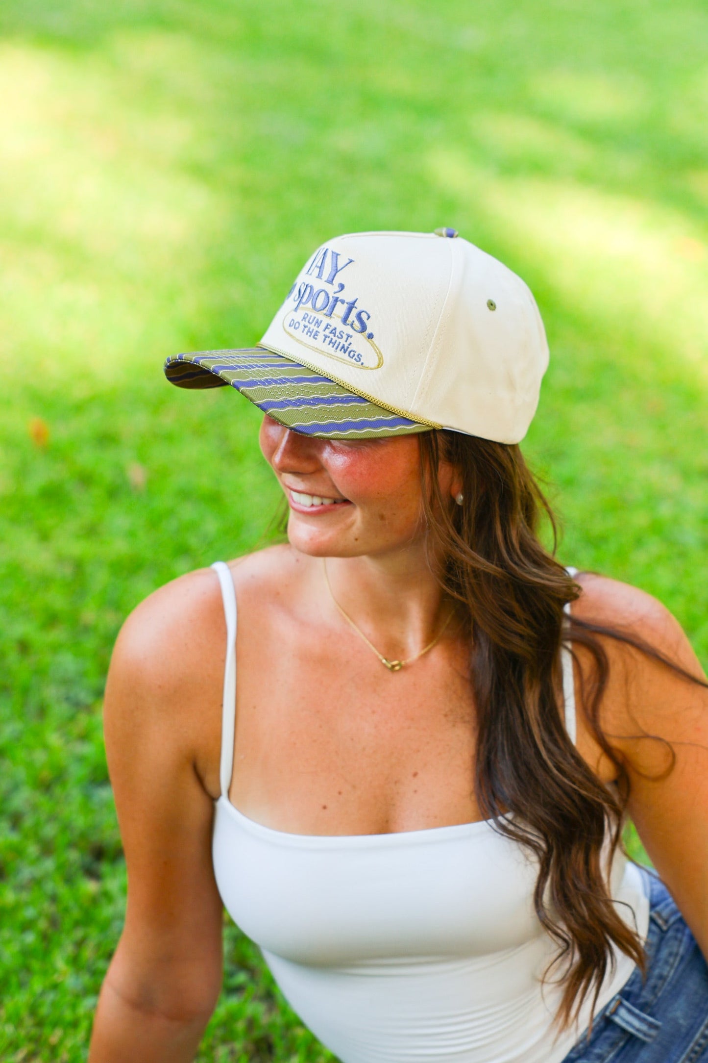 YAY, GO SPORTS CANVAS CAP