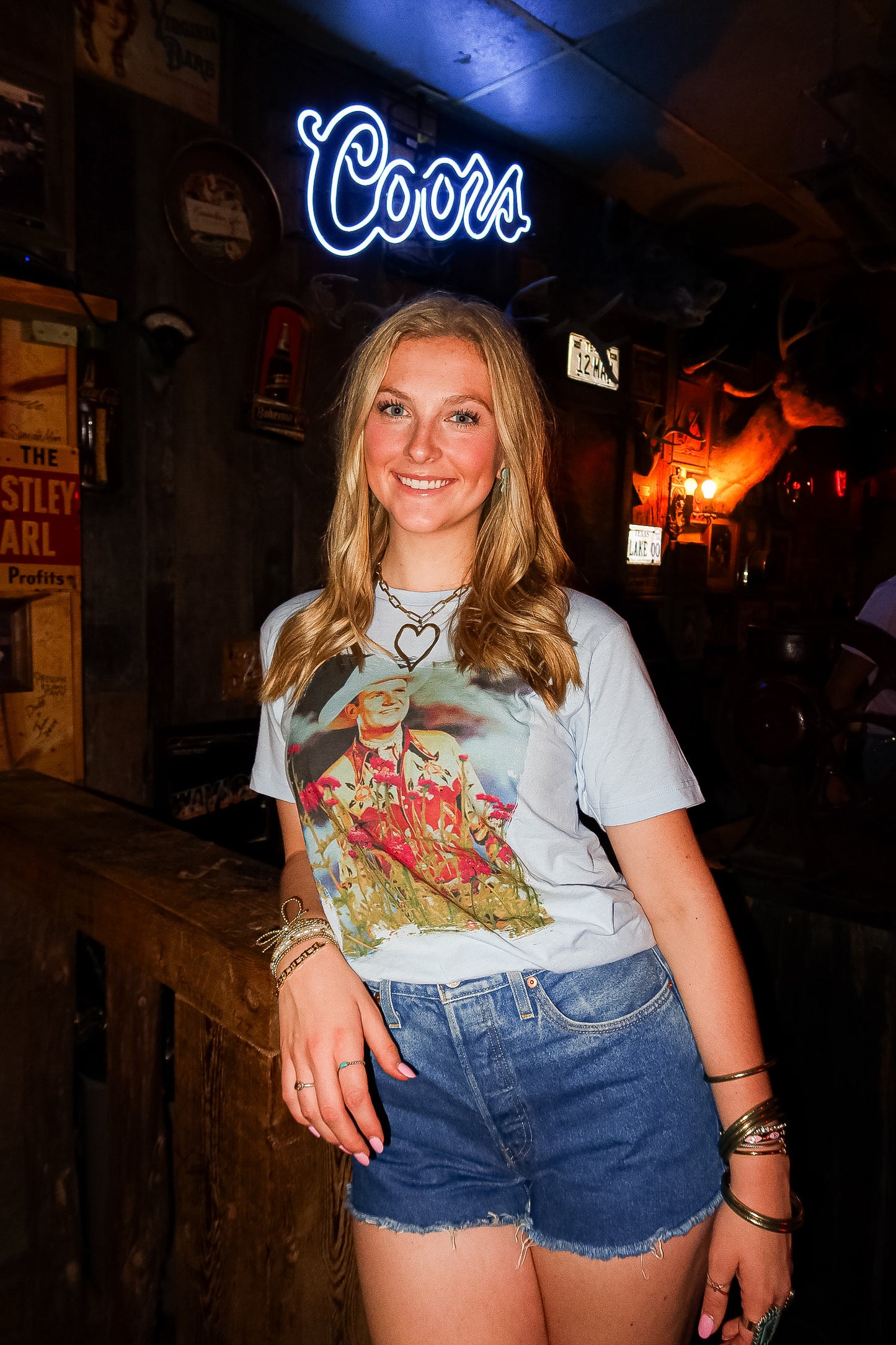 FLORAL COWBOY TEE | CREWNECK