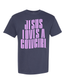 JESUS LOVES A COWGIRL TEE | CREWNECK