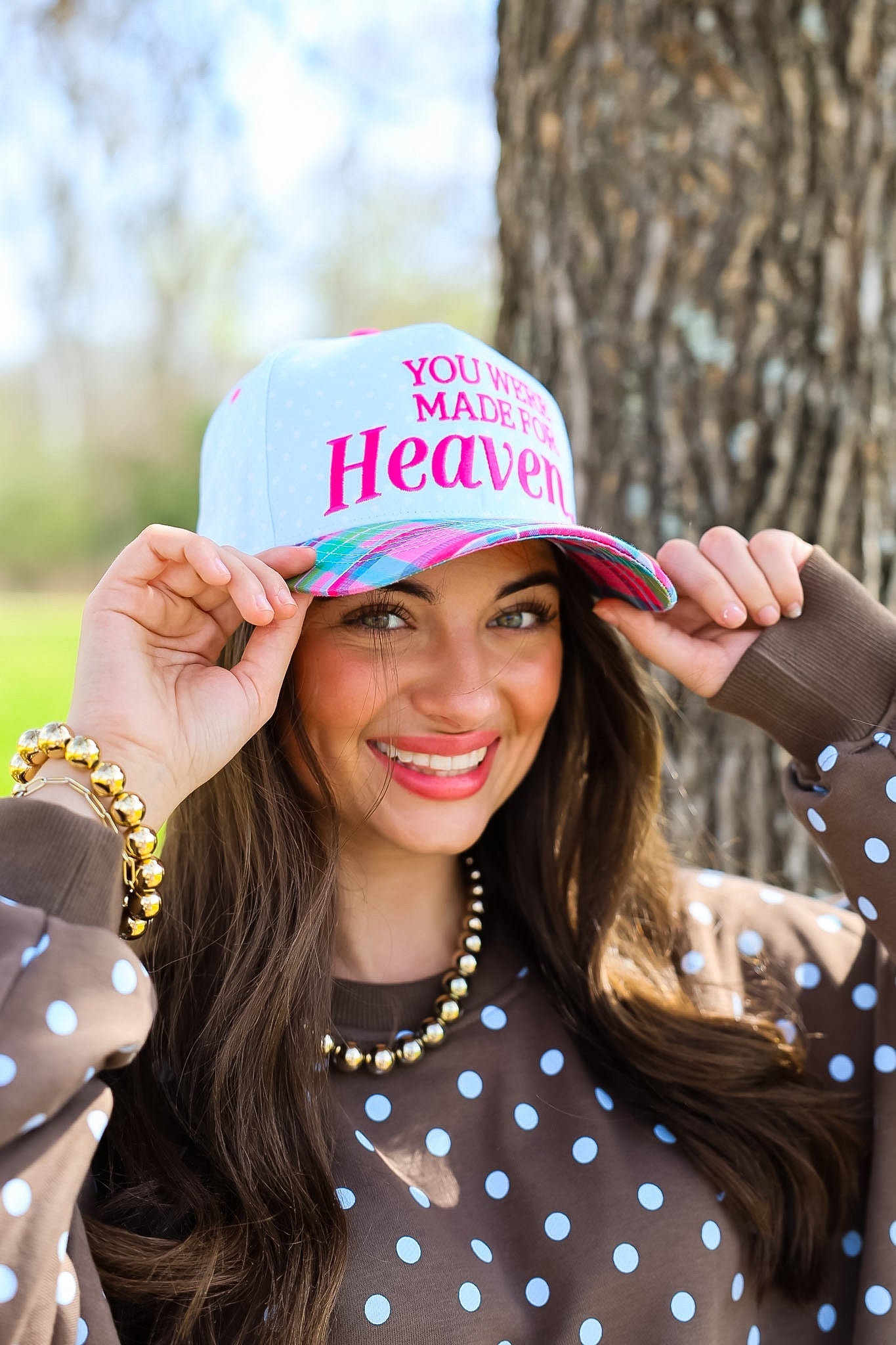 YOU WERE MADE FOR HEAVEN CANVAS CAP