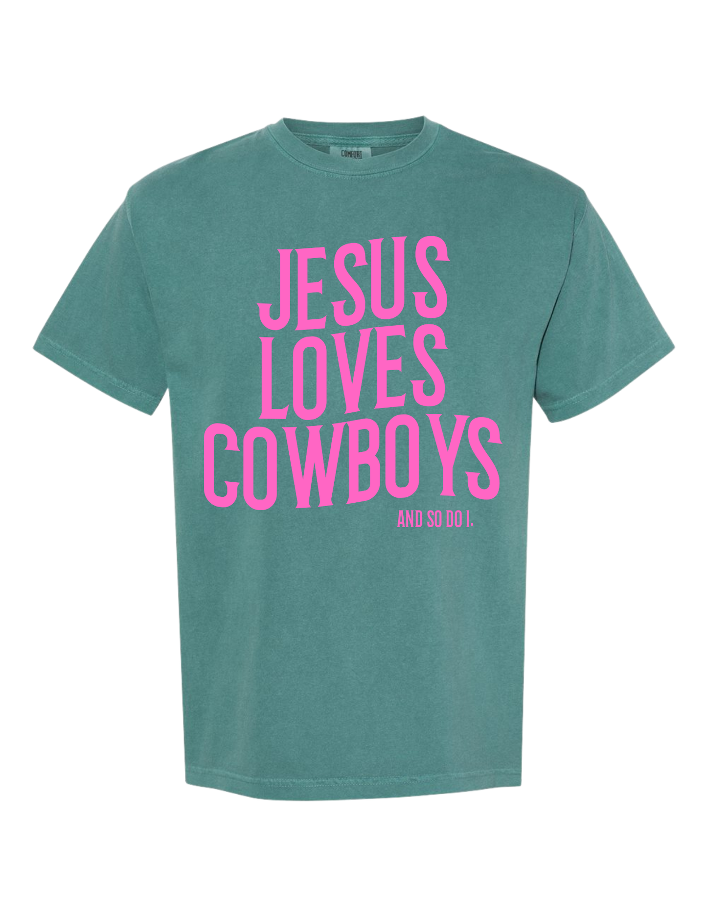 JESUS LOVES COWBOYS TEE | CREWNECK