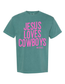 JESUS LOVES COWBOYS TEE | CREWNECK
