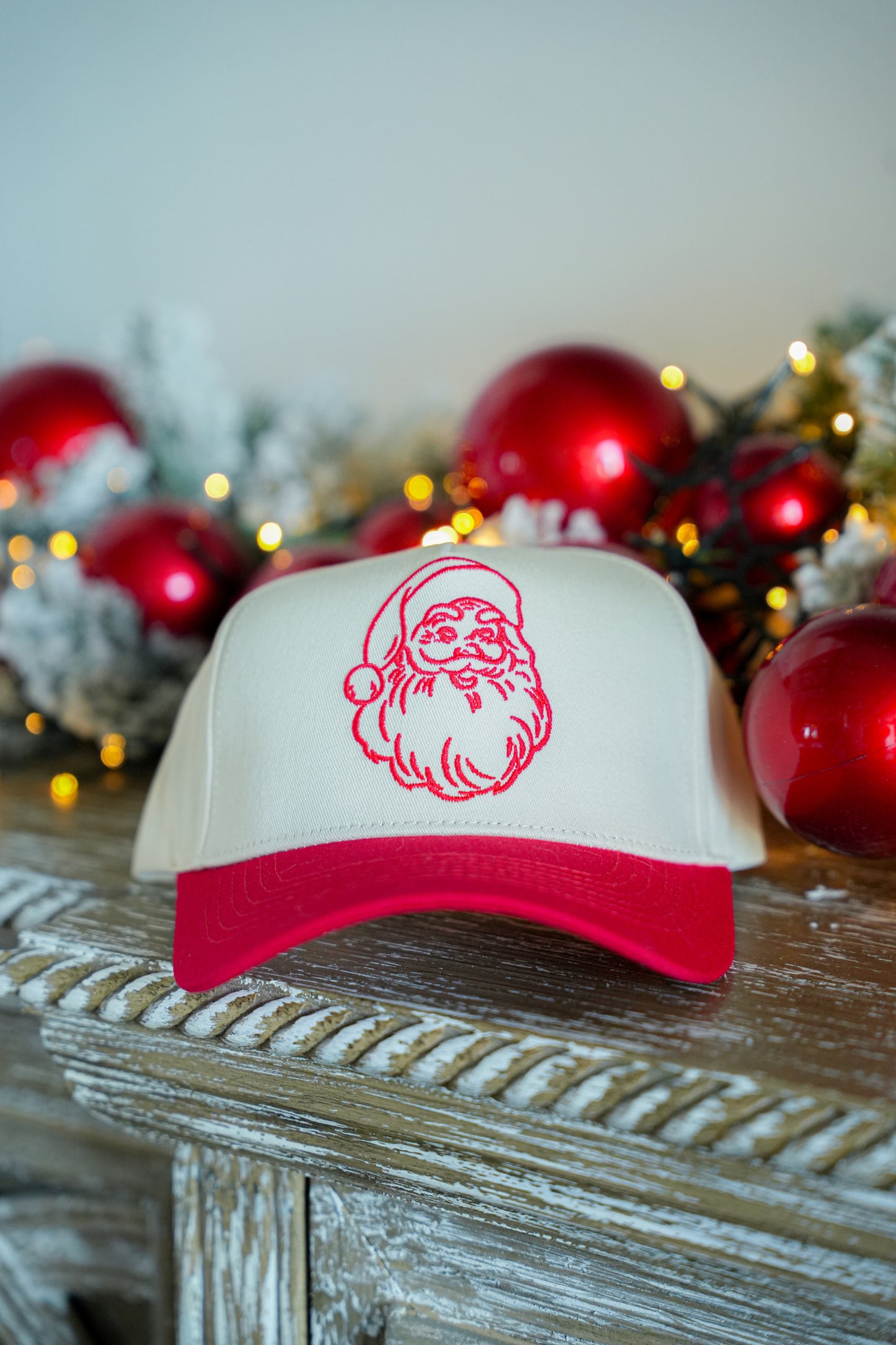 VINTAGE SANTA CANVAS CAP
