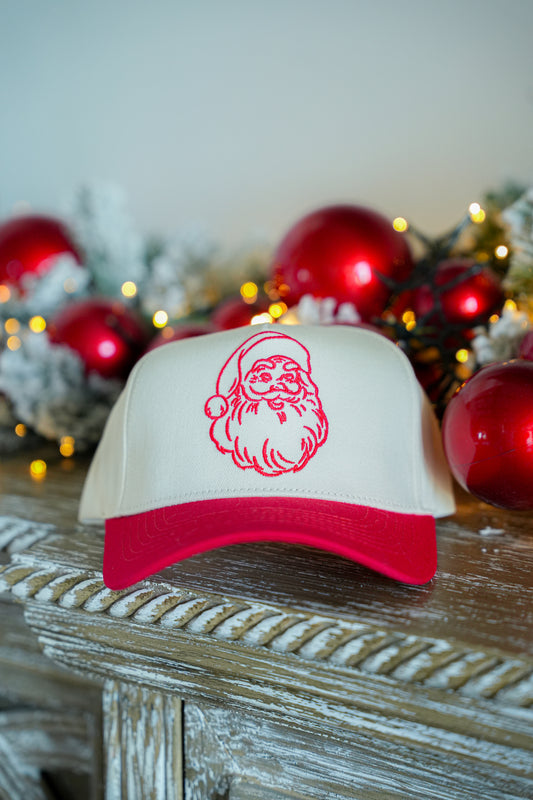 VINTAGE SANTA CANVAS CAP