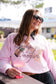 GINA CHAMPAGNE COWGIRL TEE | CREWNECK