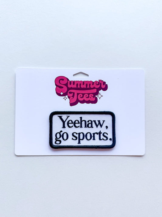 Yeehaw, Go Sports Patch