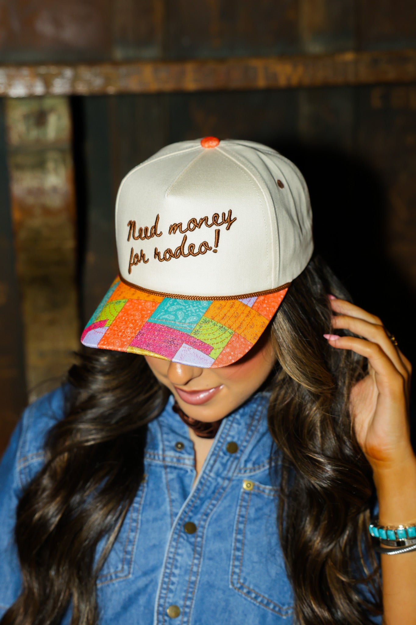 NEED MONEY FOR RODEO CANVAS CAP