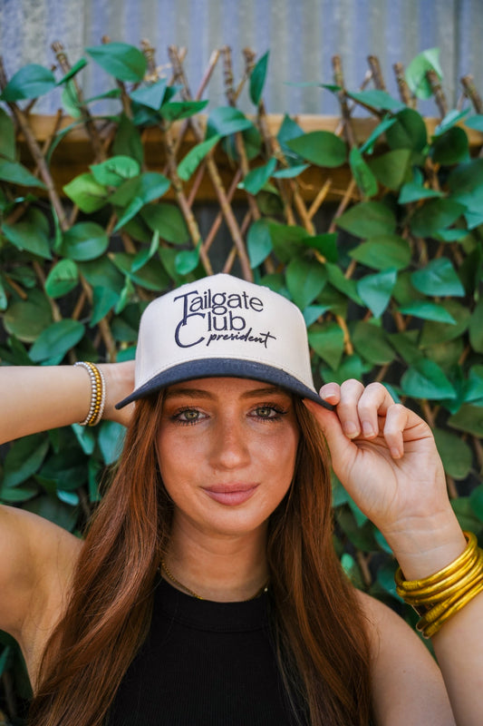 TAILGATE CLUB PRESIDENT CANVAS CAP
