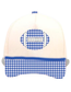 GINGHAM FOOTBALL CANVAS CAP