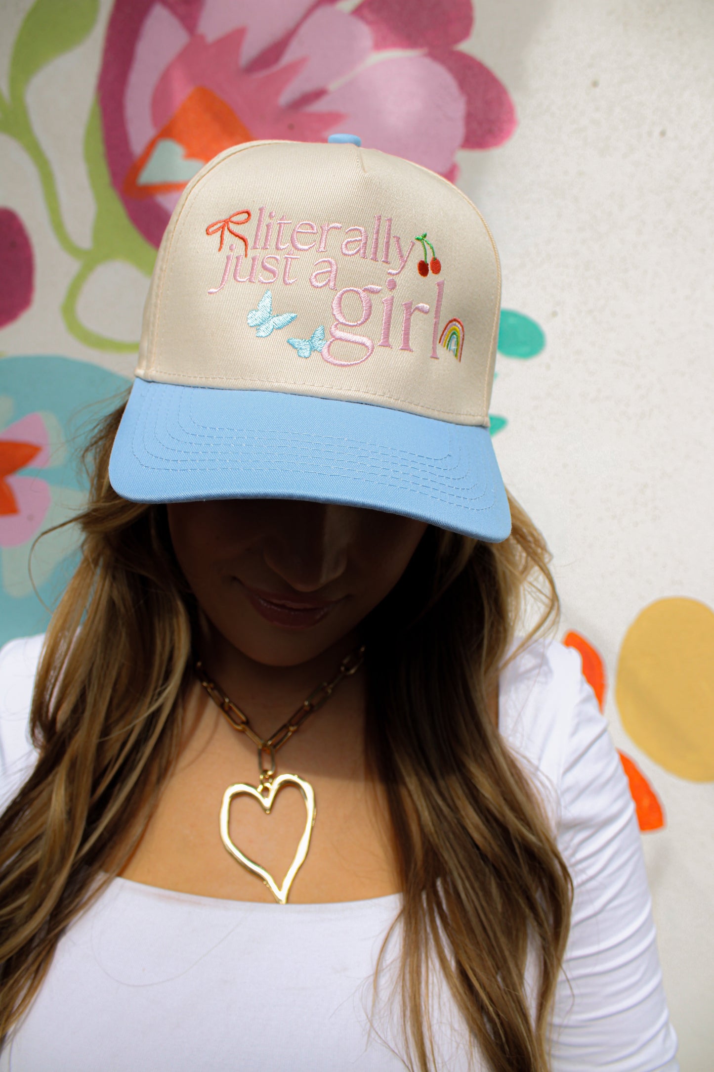 LITERALLY JUST A GIRL ICON CANVAS CAP | *SHIPS 3.07*