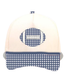 GINGHAM FOOTBALL CANVAS CAP