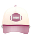 GINGHAM FOOTBALL CANVAS CAP