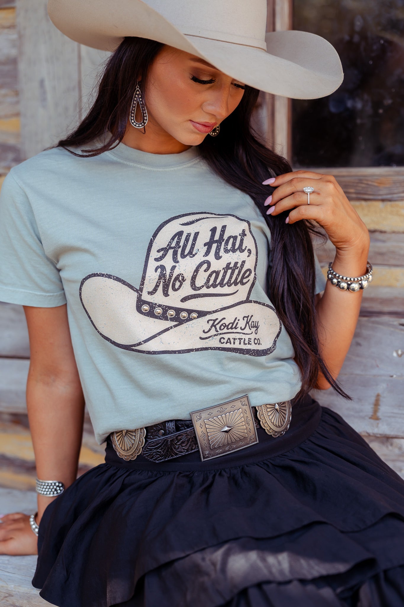 ALL HAT, NO CATTLE TEE | CREWNECK