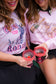 PINK COORS RODEO TEE