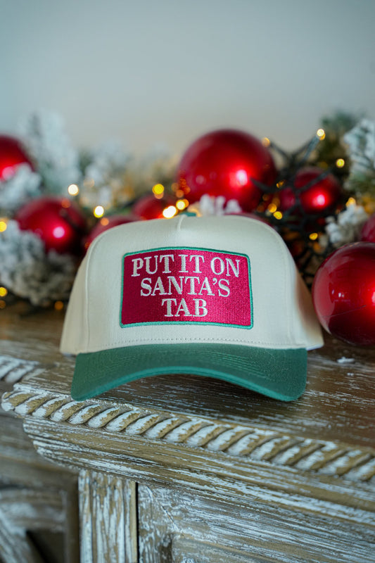 PUT IT ON SANTA'S TAB CANVAS CAP