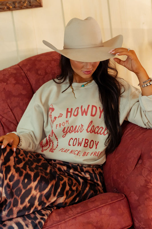 HOWDY FROM YOUR LOCAL COWBOY TEE | TANK | CREWNECK
