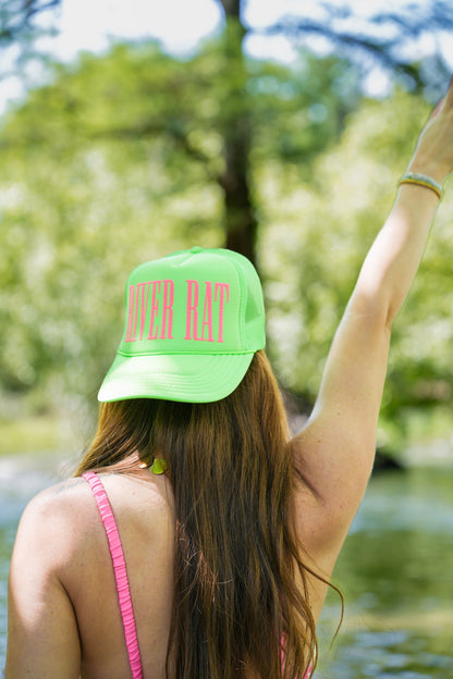 RIVER RAT TRUCKER HAT | CANVAS CAP