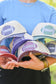 GINGHAM FOOTBALL CANVAS CAP