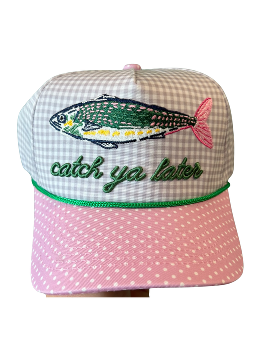 CATCH YA LATER CANVAS CAP