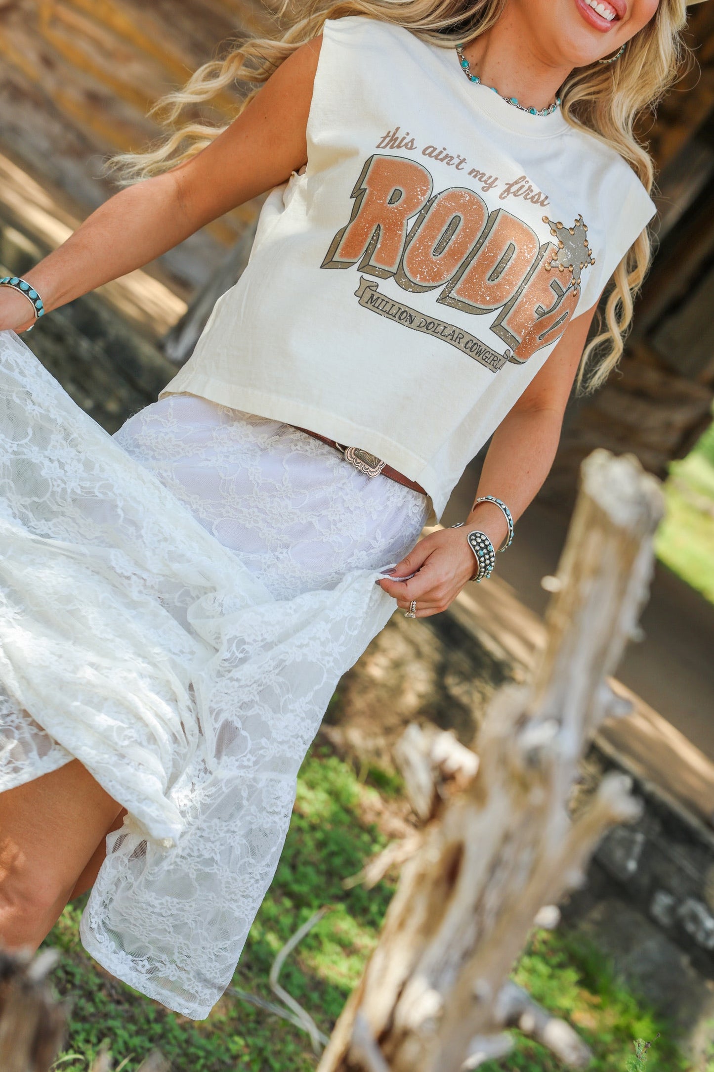 AIN’T MY FIRST RODEO (NEUTRAL) TANK | TEE | CREWNECK