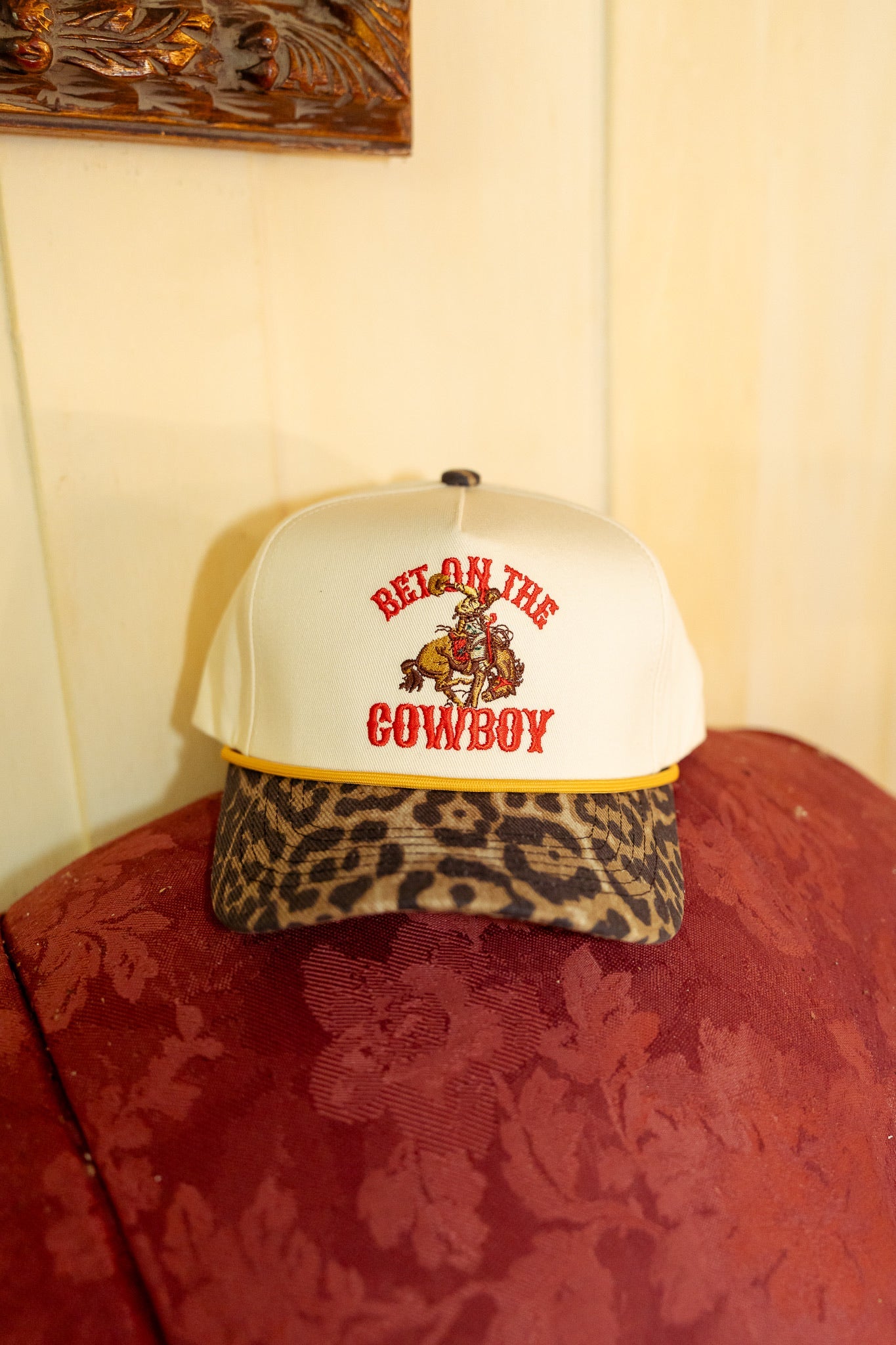 BET ON THE COWBOY CANVAS CAP