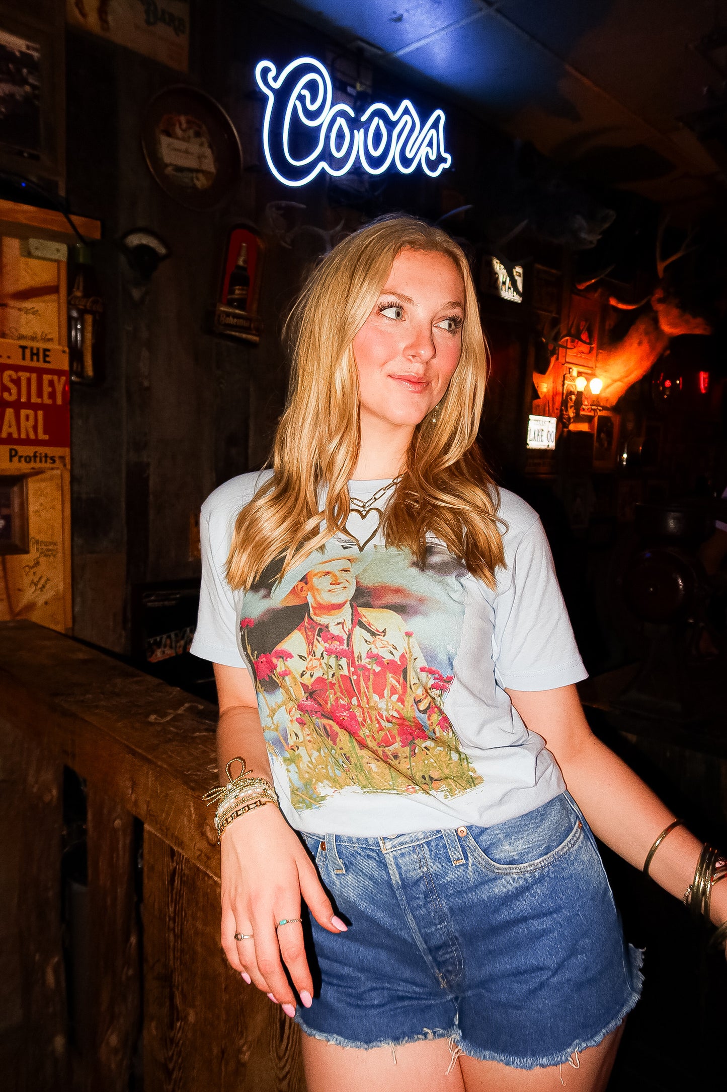 FLORAL COWBOY TEE | CREWNECK