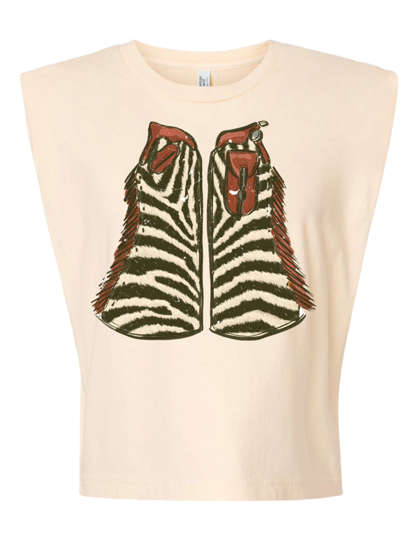 ZEBRA CHAPS (NEUTRAL) TANK | TEE