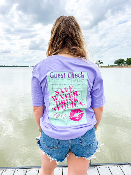 SAVE WATER, DRINK TEQUILA TEE