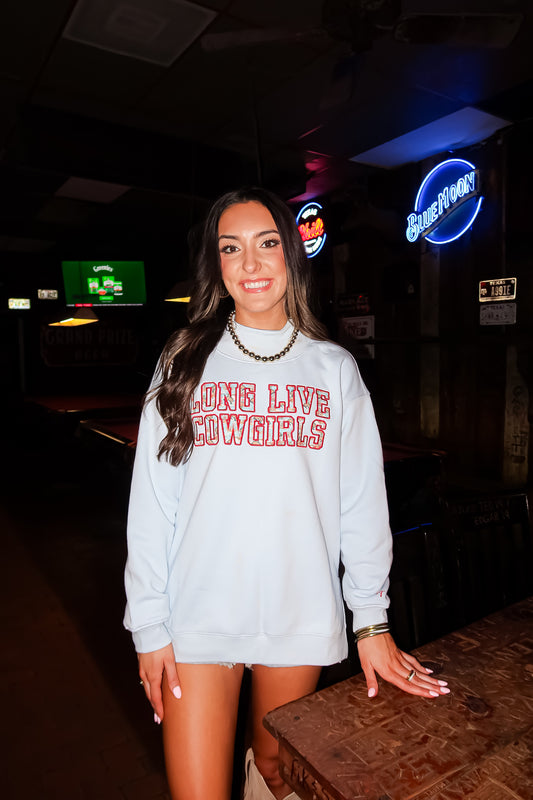 LONG LIVE COWGIRLS MOCKNECK