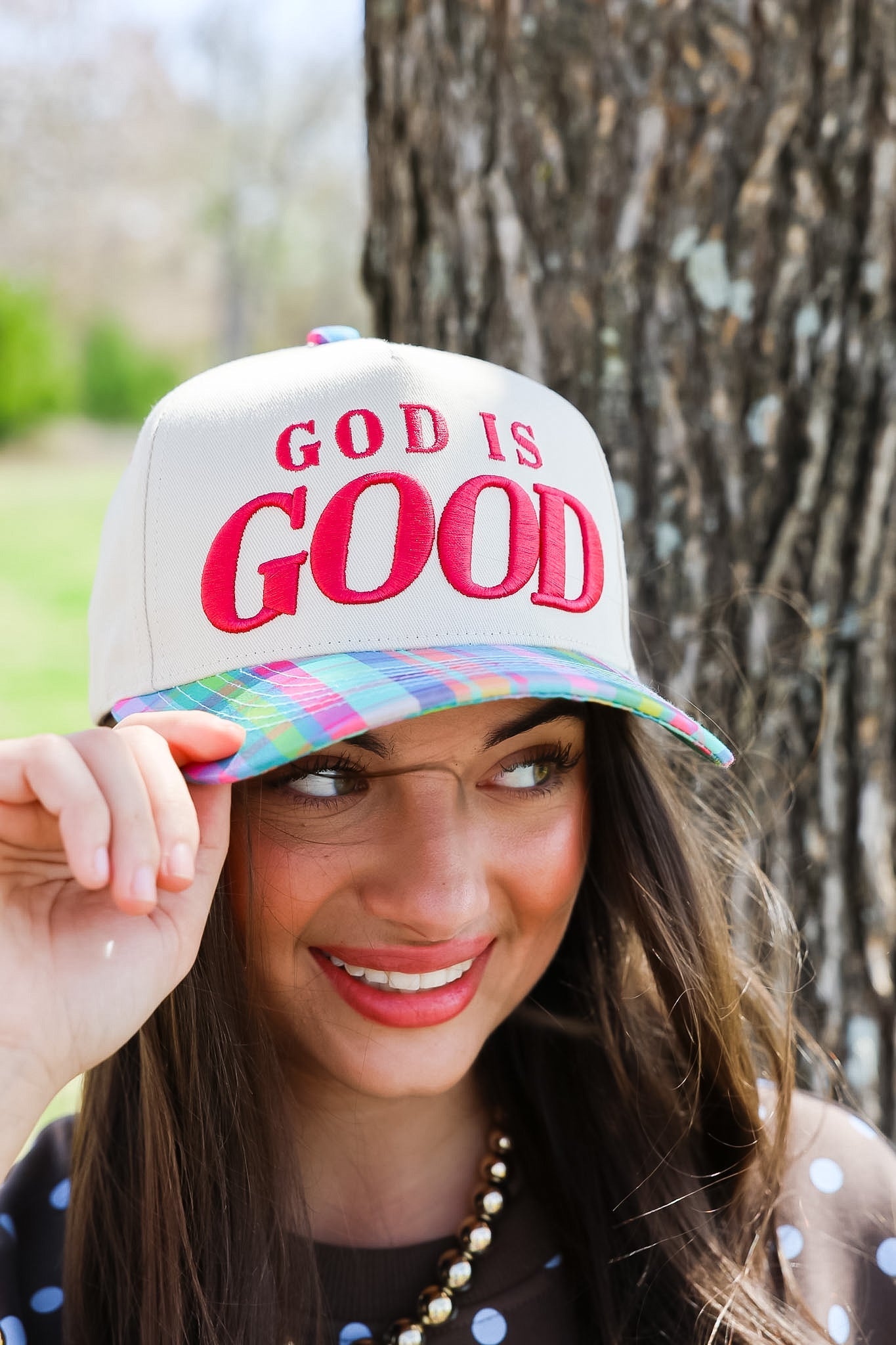 GOD IS GOOD CANVAS CAP
