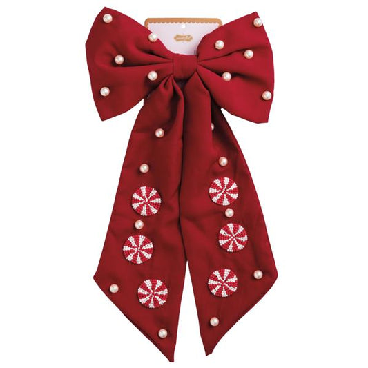 NUTCRACKER - RED HOLIDAY HAIR BOW