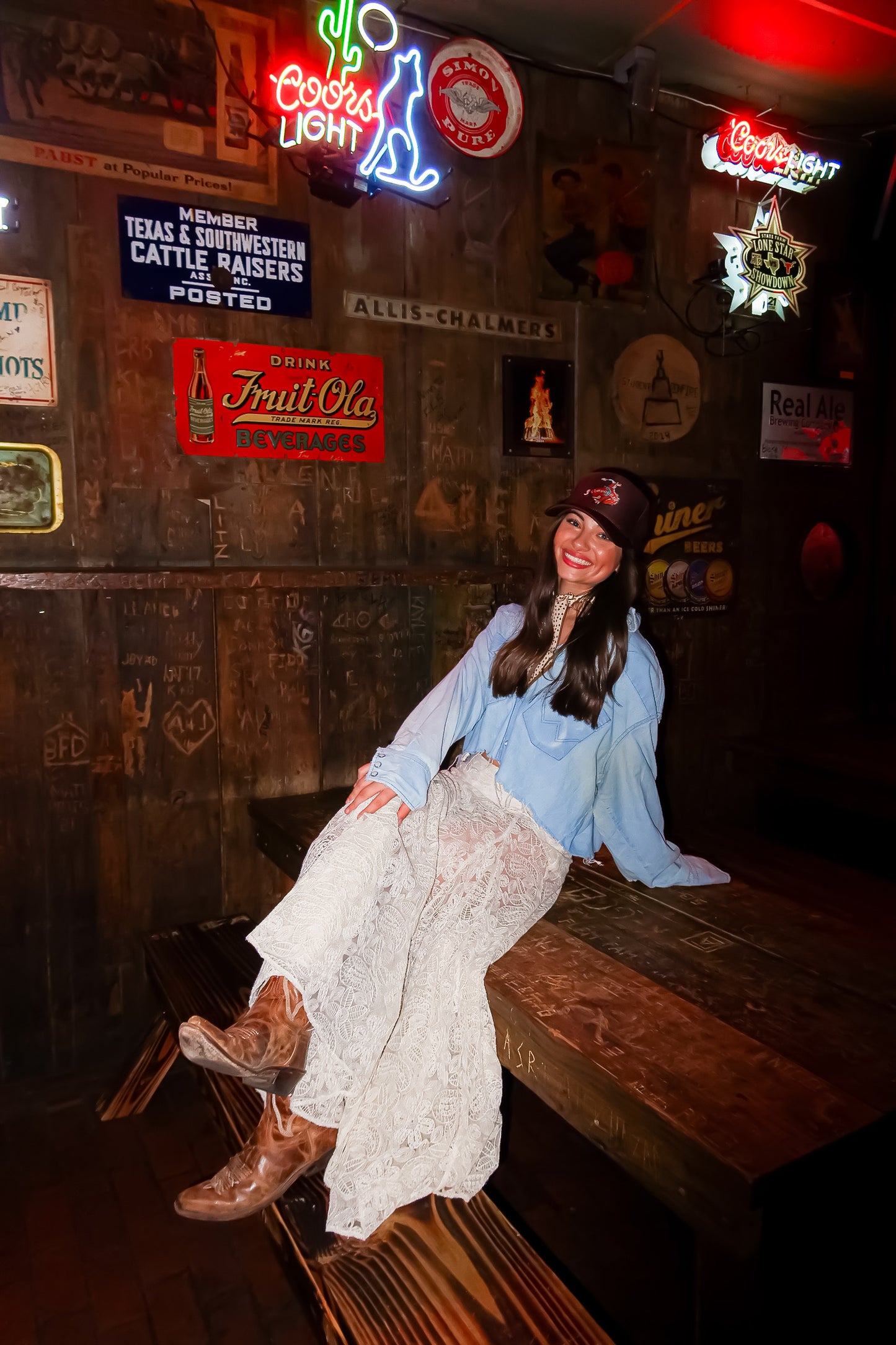 COWBOY BAR TRUCKER HAT