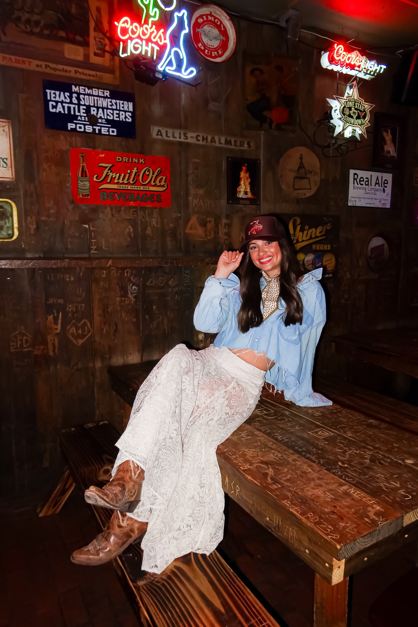 COWBOY BAR TRUCKER HAT