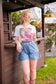 GINA PINK LABEL CUTE BUT EXPENSIVE TEE | CREWNECK