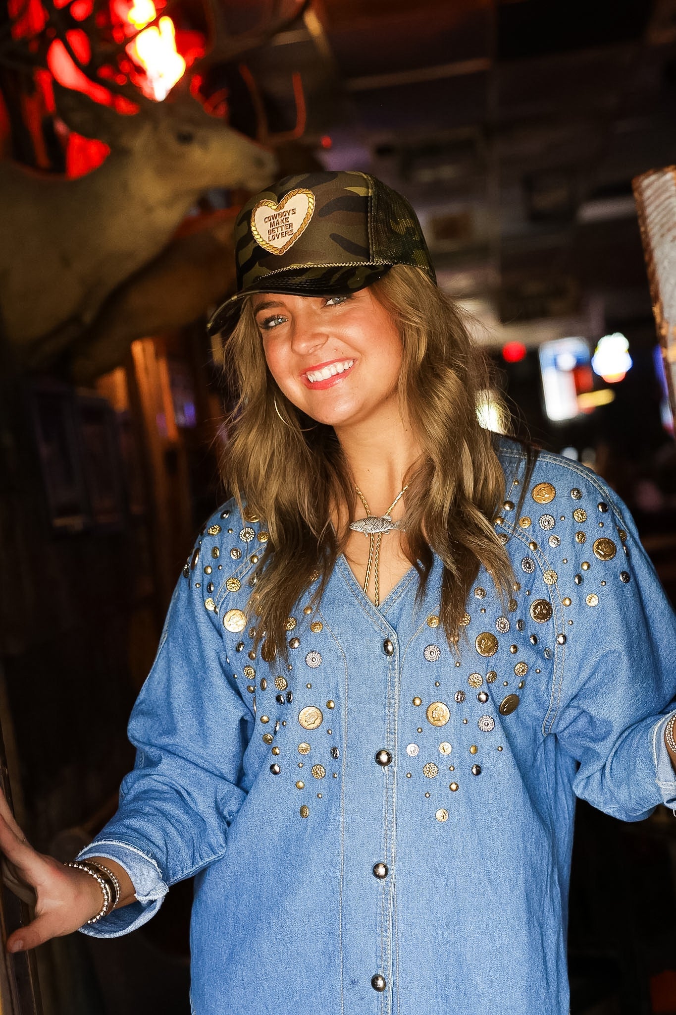 COWBOYS MAKE BETTER LOVERS TRUCKER HAT