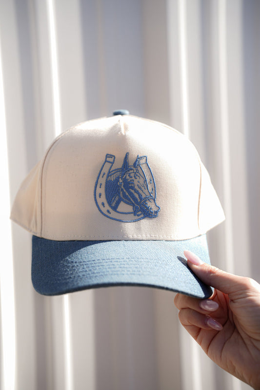 LUCKY HORSE CANVAS CAP