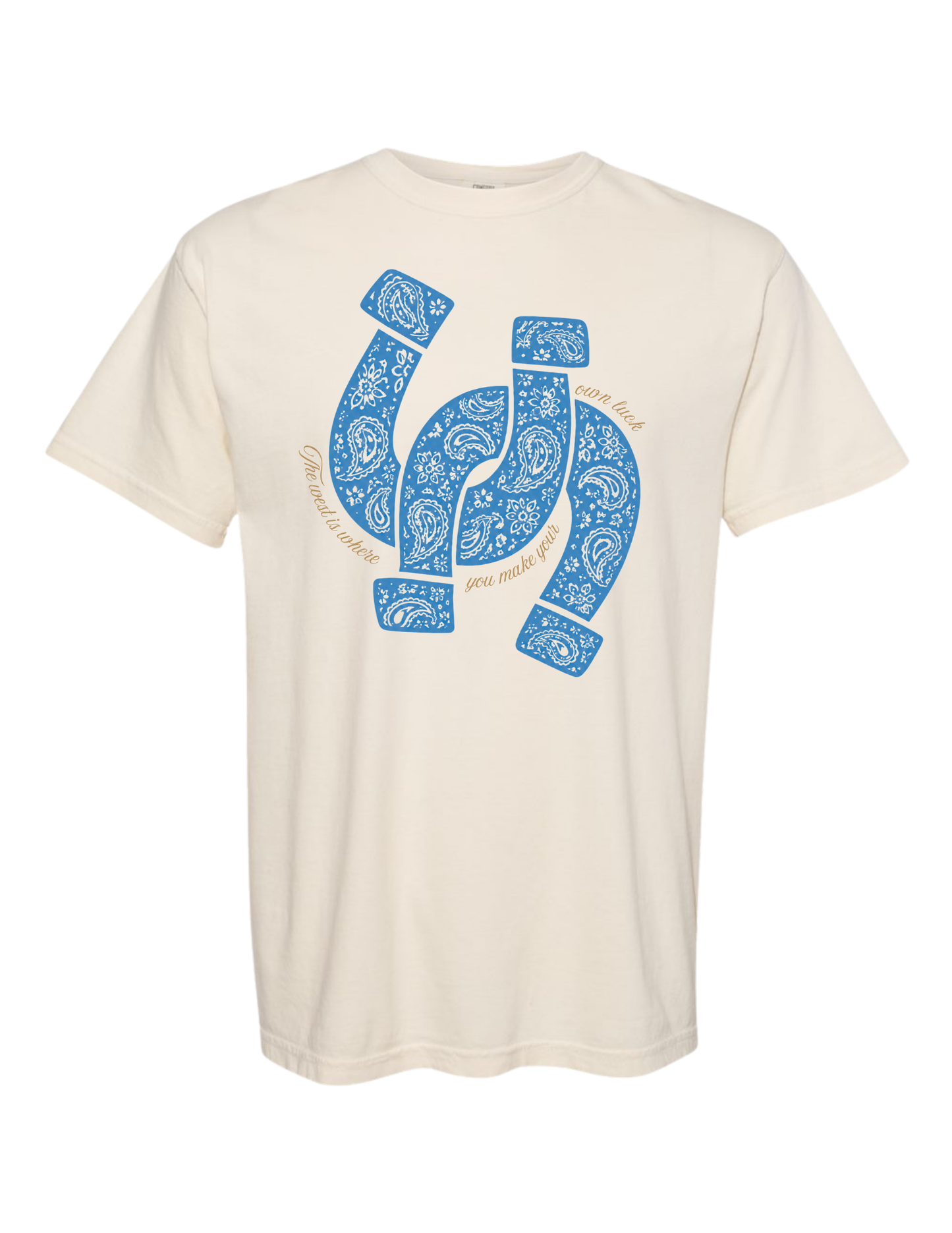 DOUBLE HORSESHOE TEE | CREWNECK