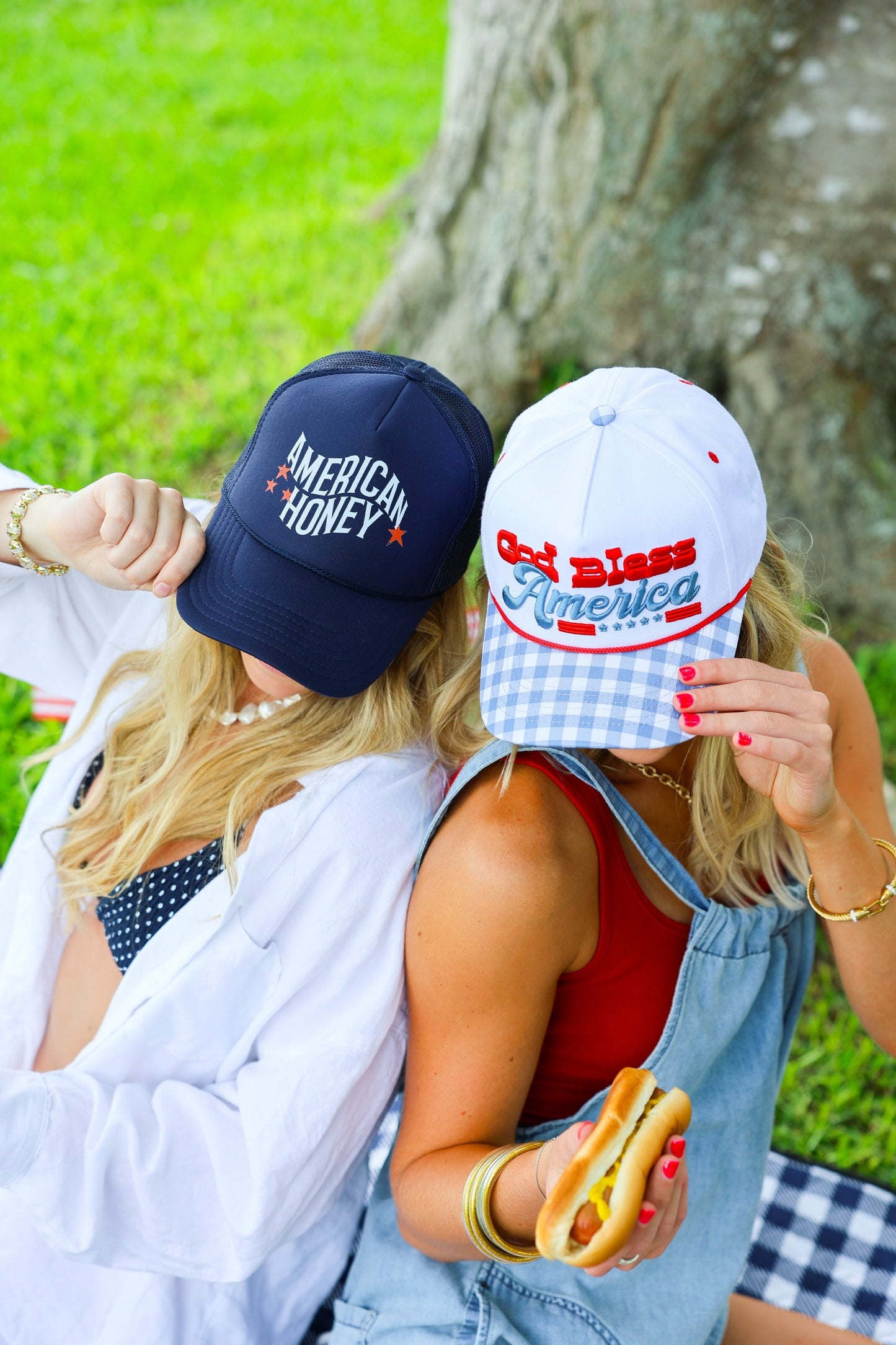 GOD BLESS AMERICA TRUCKER HAT | CANVAS CAP
