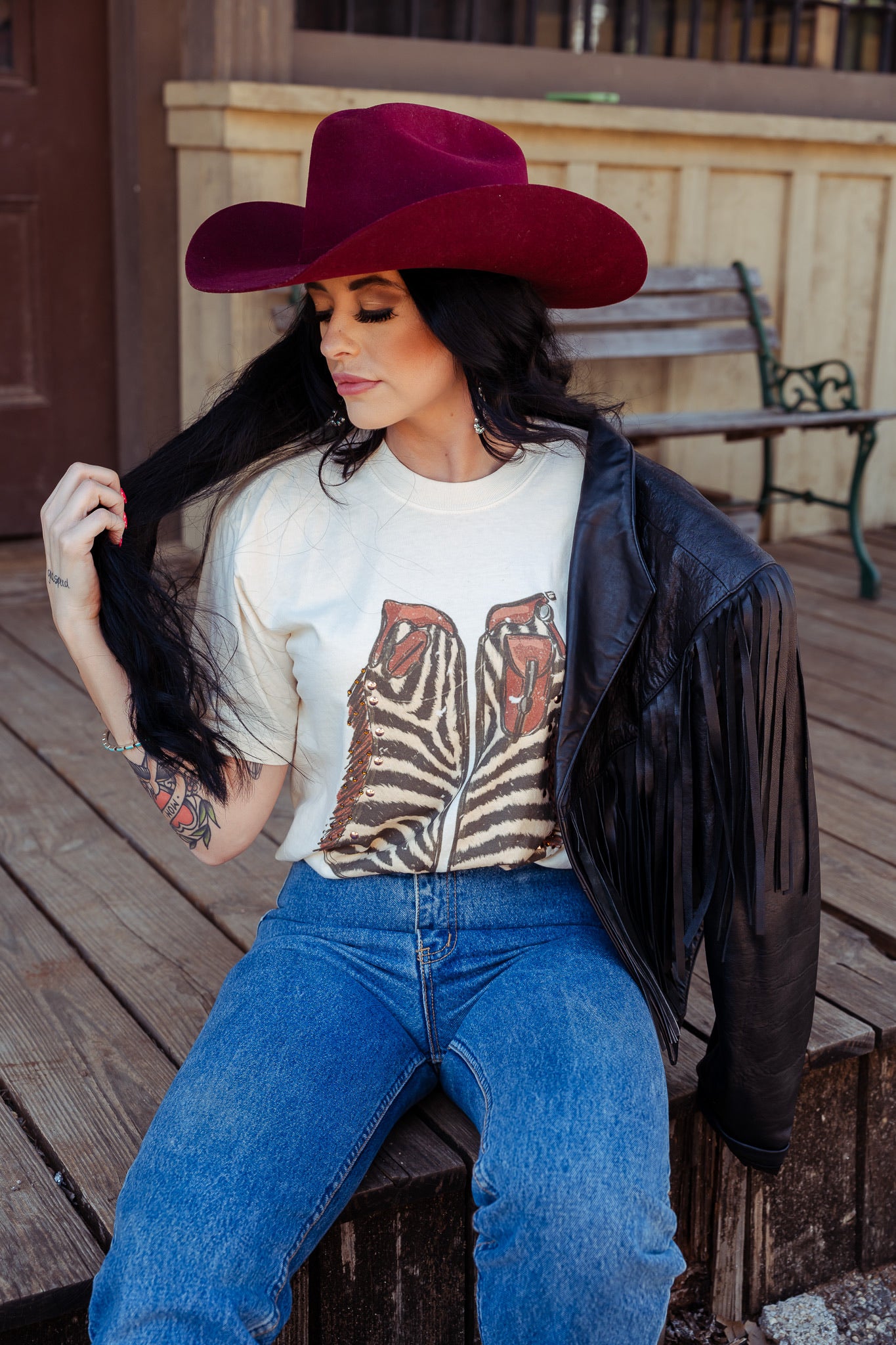 ZEBRA CHAPS (NEUTRAL) TANK | TEE