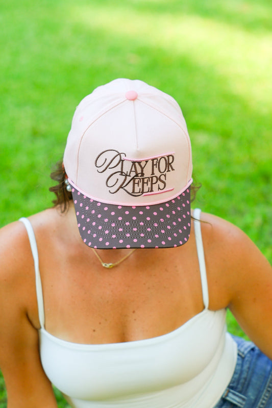 PLAY FOR KEEPS CANVAS CAP