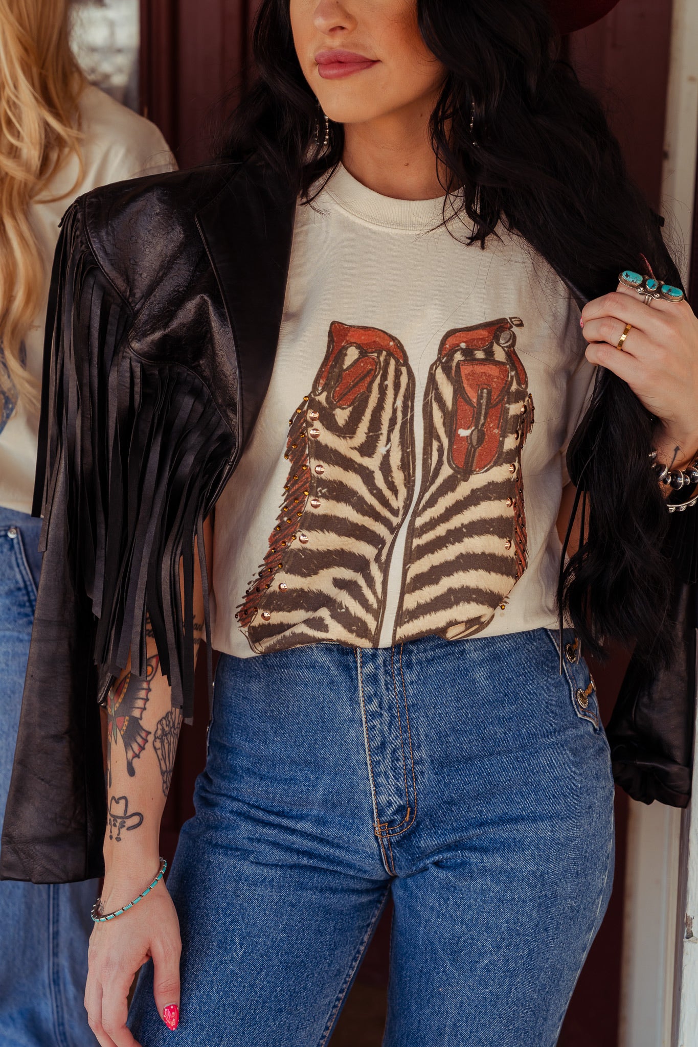 ZEBRA CHAPS (NEUTRAL) TANK | TEE