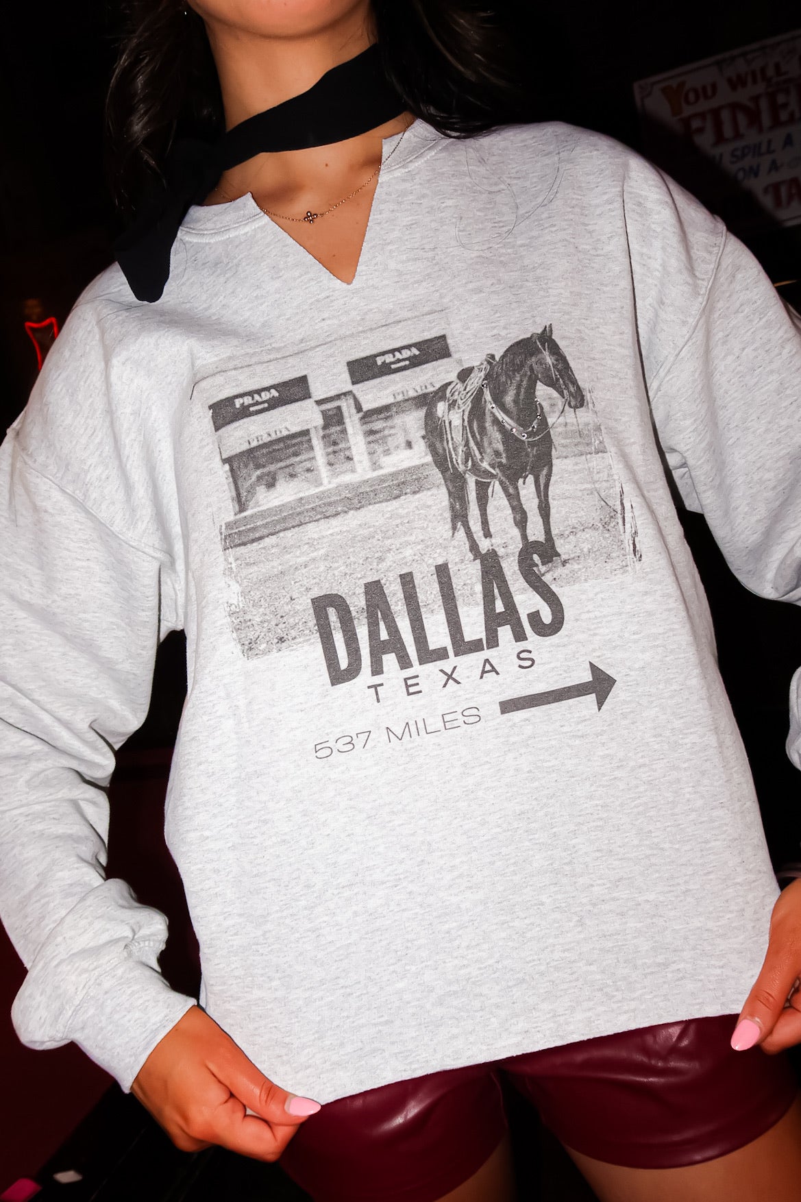 OFF TO MARFA TEE | CREWNECK